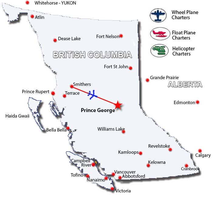 Prince George Charter Flights 